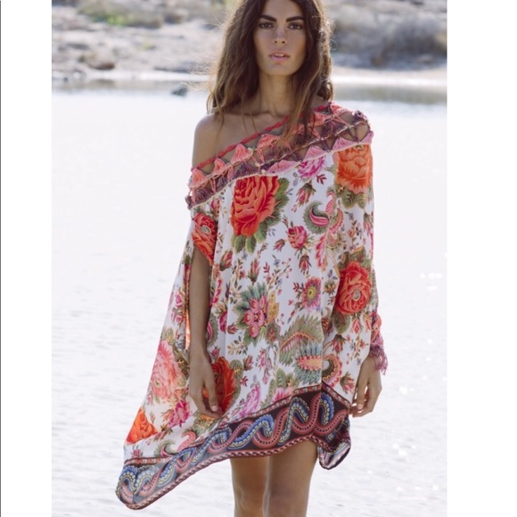 Anjuna Other - NWT Anjuna Clementina Silk Kaftan Size Medium